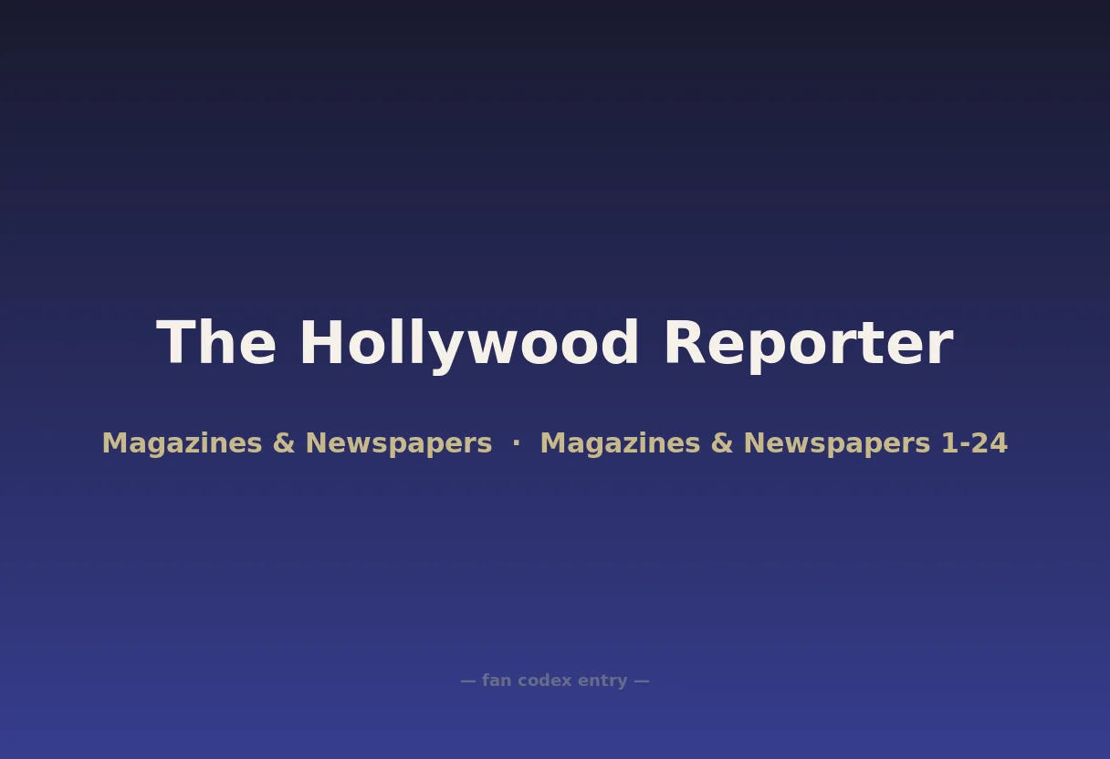 The Hollywood Reporter